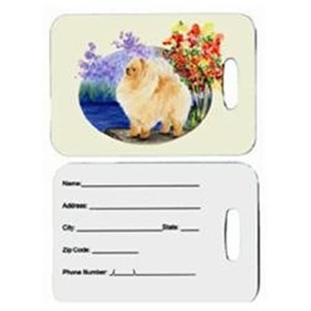 Carolines Treasures Carolines Treasures SS8047BT Pomeranian Luggage Tags; Pack - 2 SS8047BT